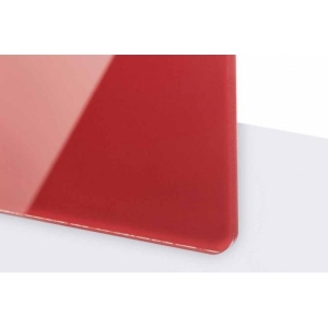 TroGlass Reverse 5,0 mm plexi Víztiszta/Piros  (2 réteg) akril lemez 610 x 1220 mm / TG5-600 (kültéri)